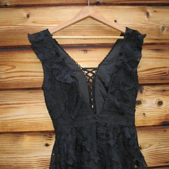 Michael Costello X Revolve Kandie Mini Lace Dress S - Picture 7 of 10